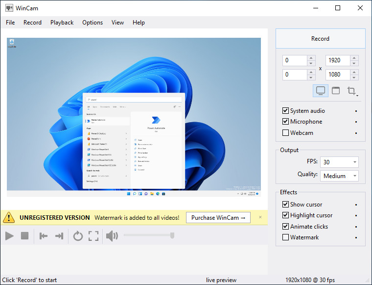 instal the new version for windows NTWind WinCam 3.5