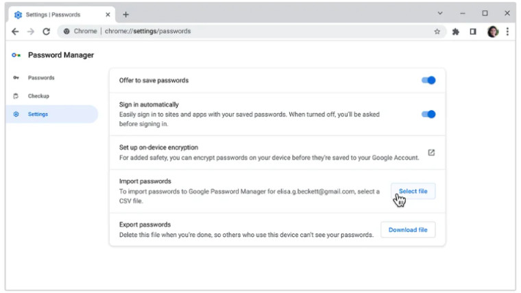 Google Password Manager new features