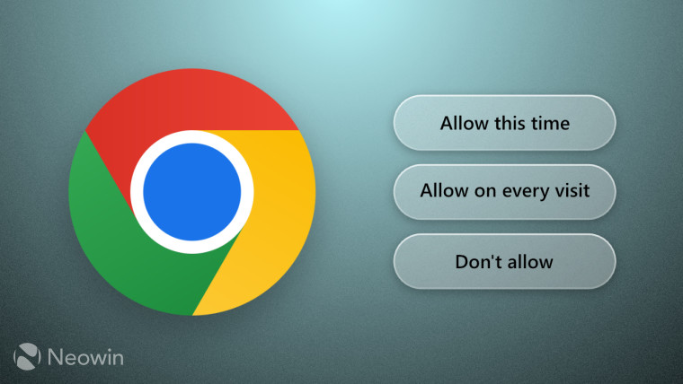 Chrome will soon let you grant one-time website permissions - Neowin