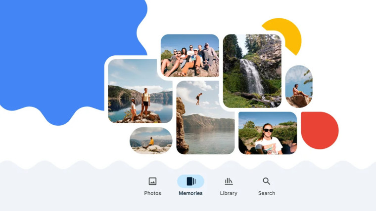 Memories tab on Google Photos