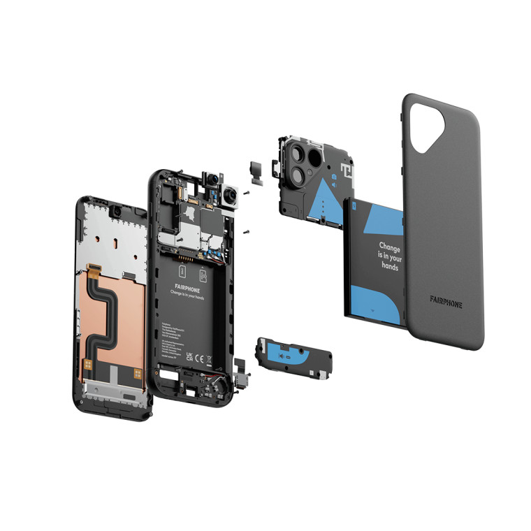 Blown up picture of Fairphone 5