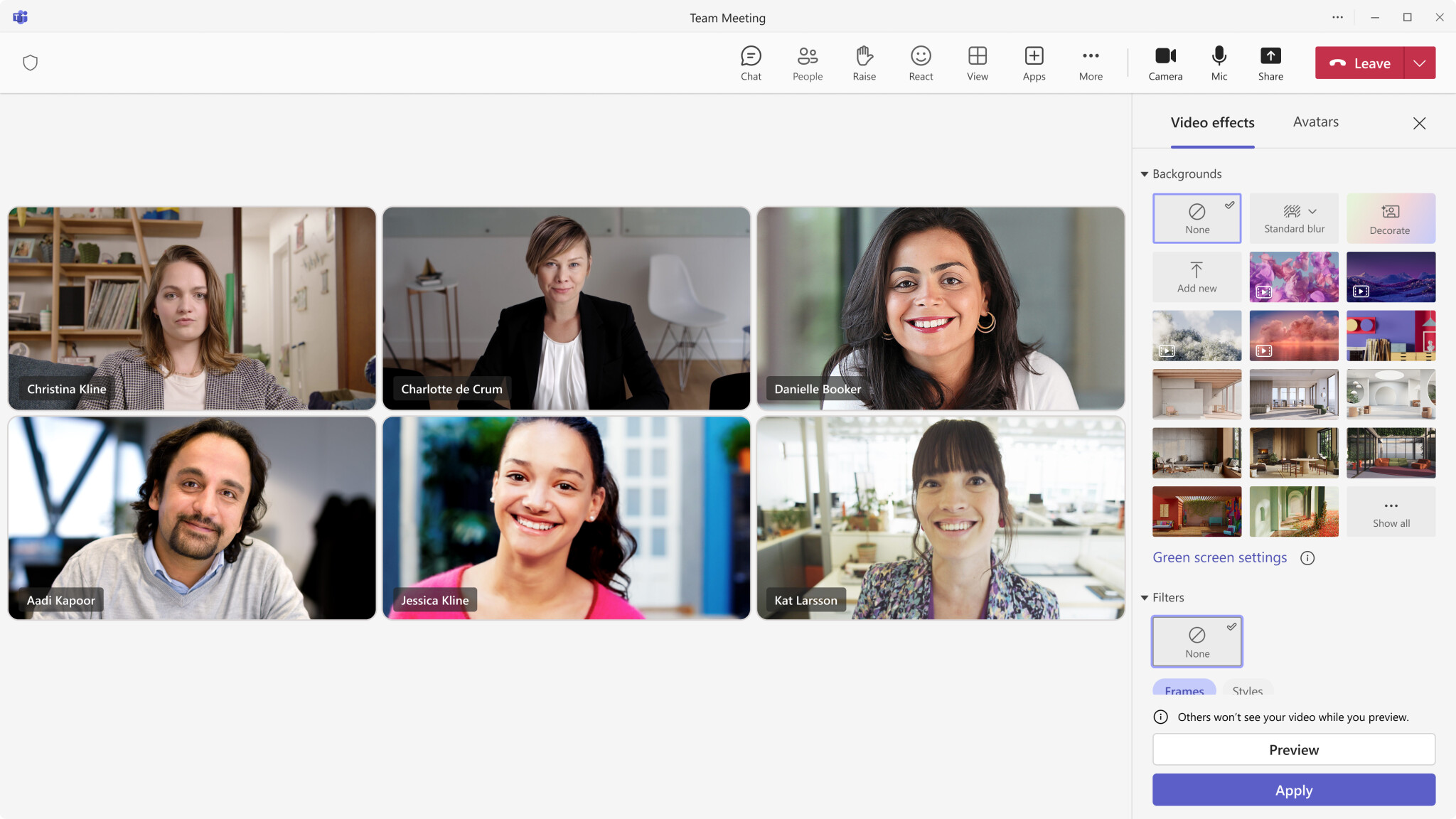Microsoft Teams Public Preview Adds A Way To Decorate Your Background 