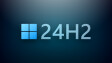 Windows 11 24H2 with a gradient background