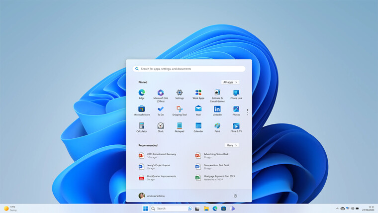 Windows 11 desktop