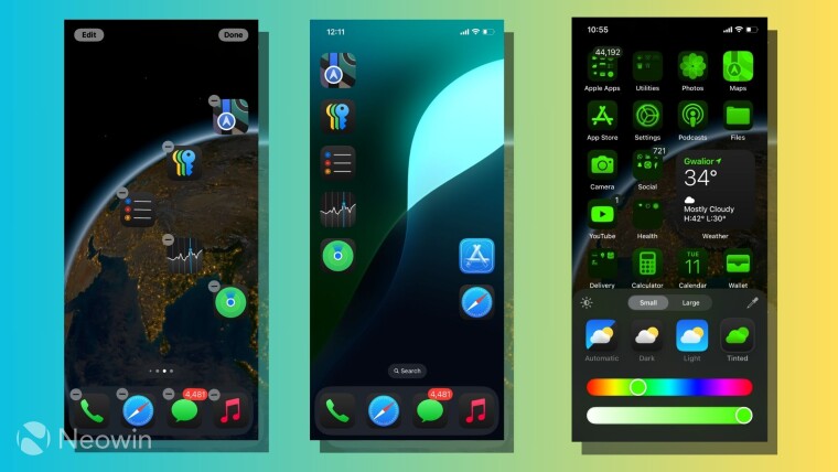 Customize iOS 18 Home Screen Dark Mode
