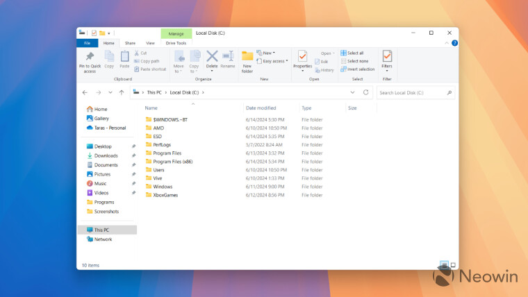 The old File Explorer in Windows 11