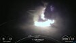 Falcon 9 first stage booster crashes upon landing on a droneship