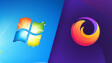 Windows 7 and a Firefox logo