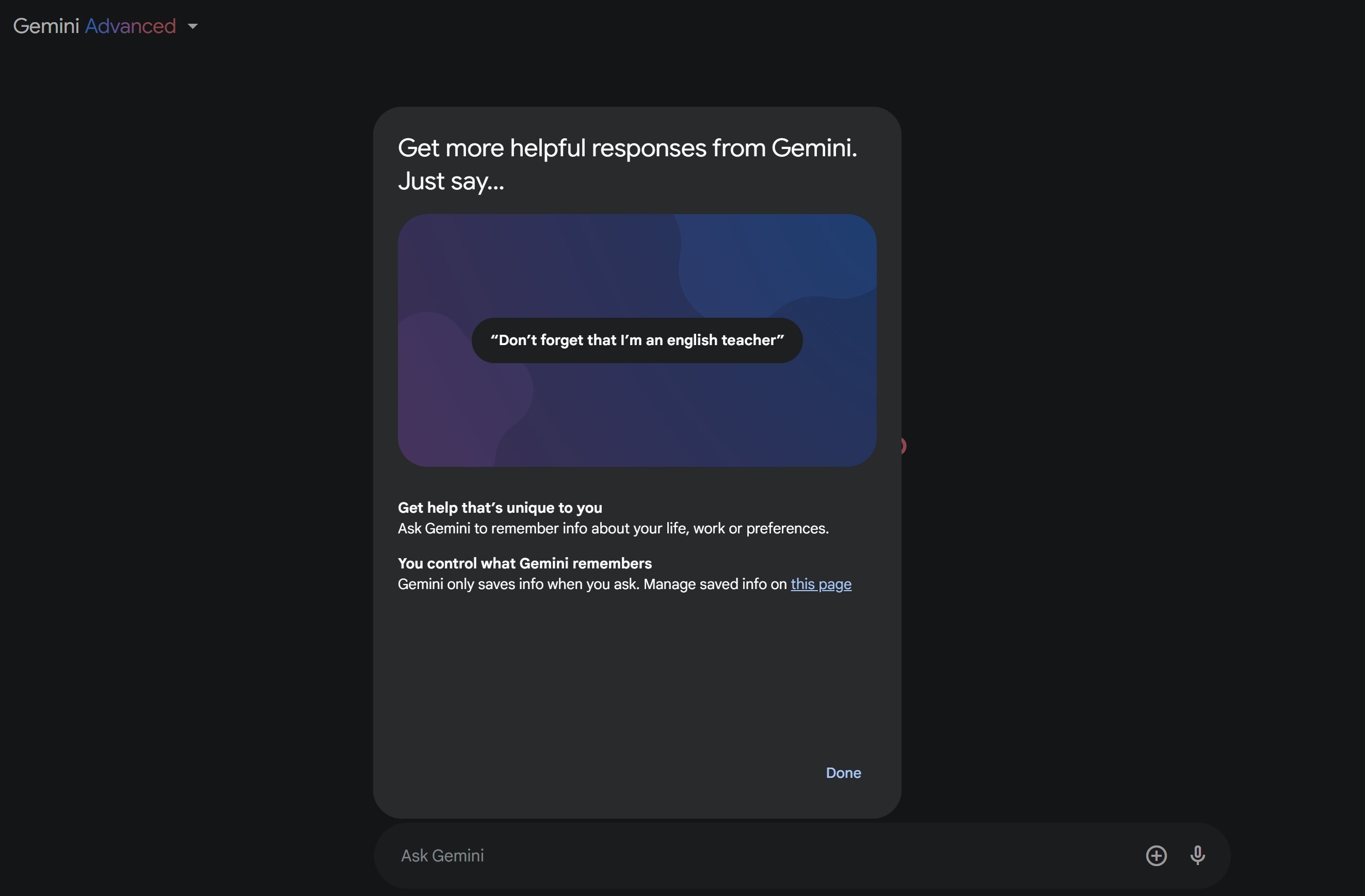 Gemini s New Memory Feature Enables More Personalized AI Experiences Gemini s New Memory Feature Enables More Personalized AI Experiences