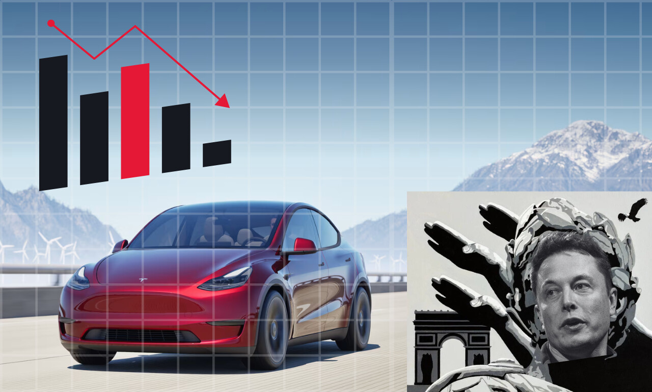Elon Musks fascist salute and declining Tesla sales