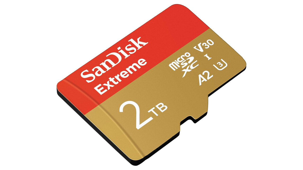 SanDisk 2TB Extreme microSD card is now available at its lowest
