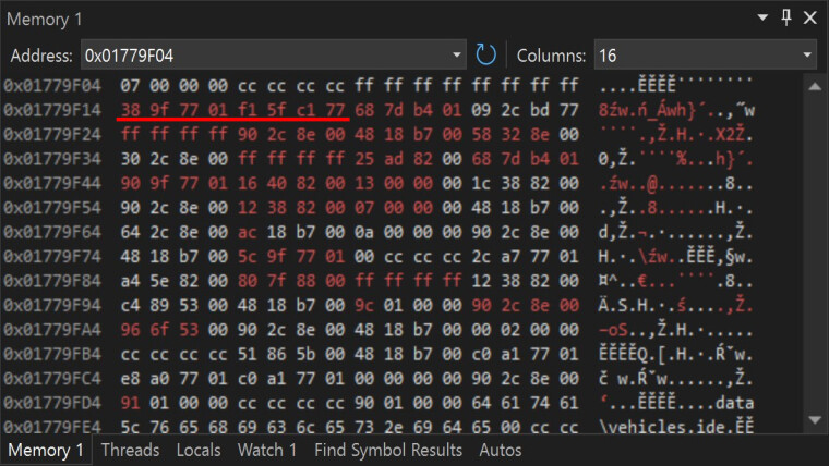 On Windows 11 24H2 more stack space was modified by a new implementation of Critical Sections