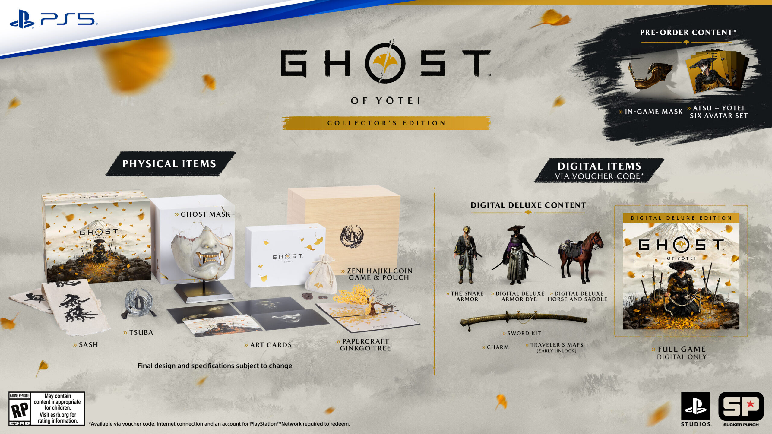 Ghost of Yotei コレクターズエディション　怨霊の面頬 新品 Ghost of Yōtei』のコレクターズエディションを紹介する最新映像が公開