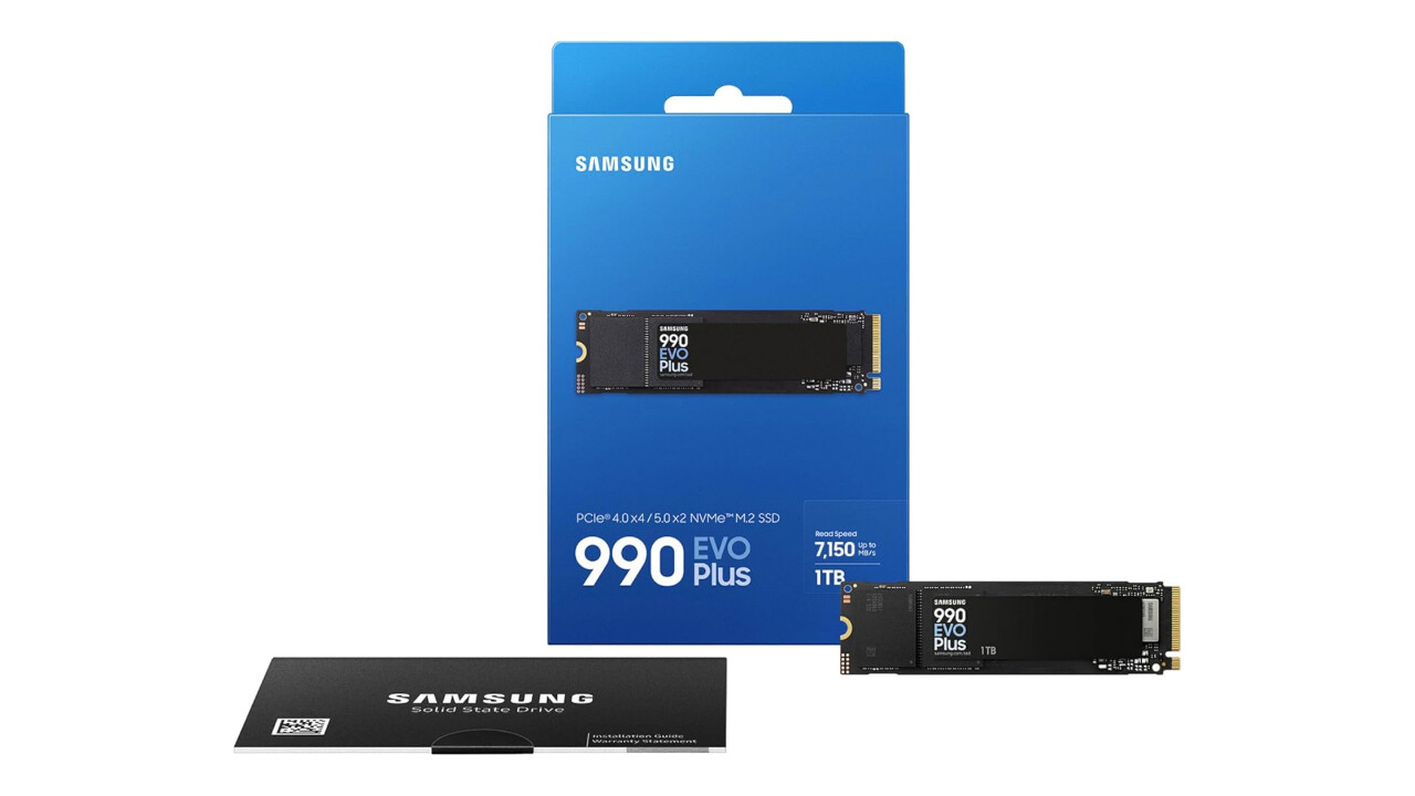 The 1TB Samsung 990 EVO Plus SSD