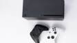 Xbox Series X with two controllers