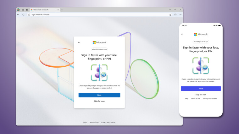 Microsoft ditches passwords by default for new accounts
