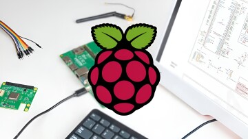 The Raspberry Pi logo