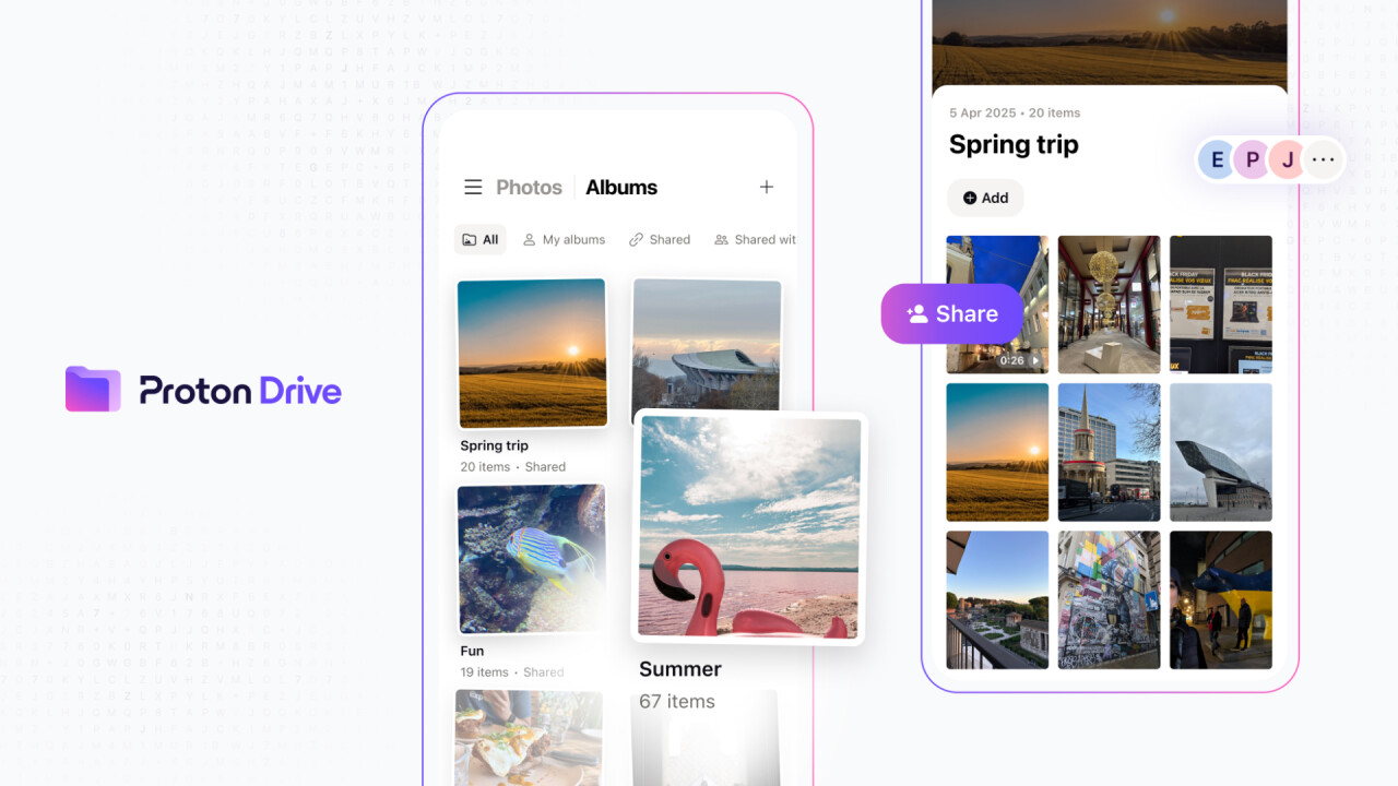 Albums in Proton Drive