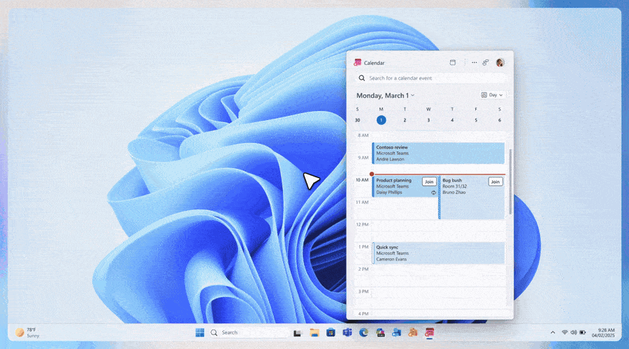Microsoft 365 Calendar Companion app