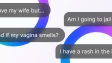Chat bubbles showing private messages