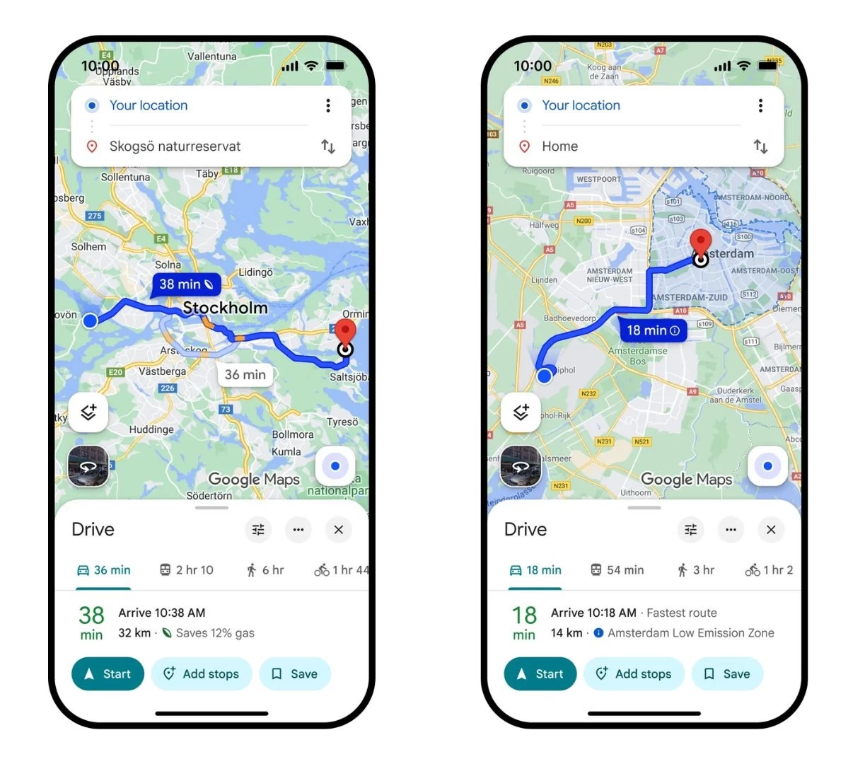 Google Maps new features