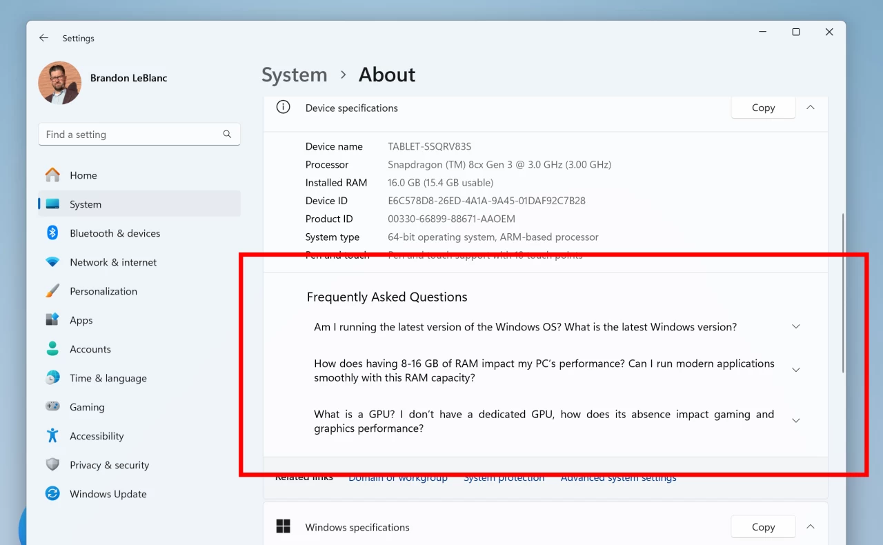 Windows 11 build 27881 screenshots