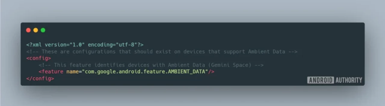 Gemini Space reference on a Pixel phone