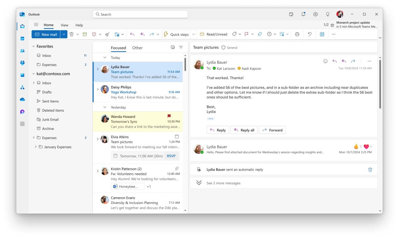 The upcoming Outlook for Windows refresh