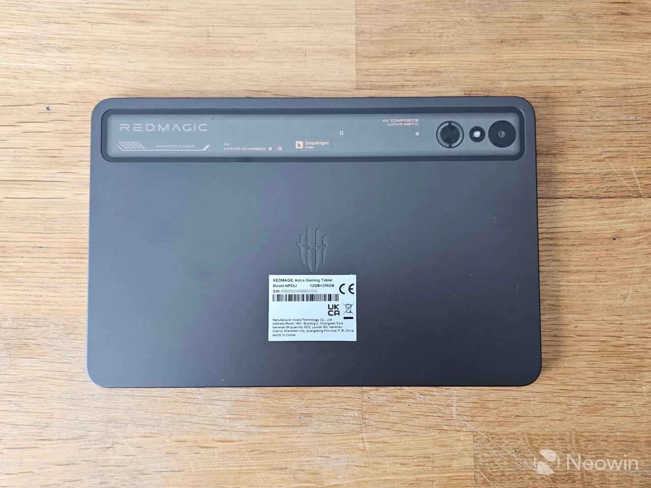redmagic astra gaming tablet product photos