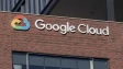 Google Cloud logo on a building