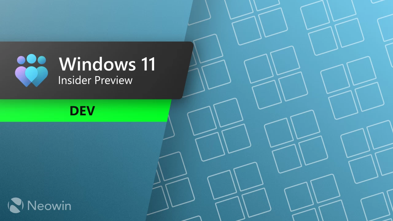 Windows 11 Dev Channel update