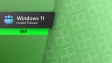 Windows 11 Dev Channel update