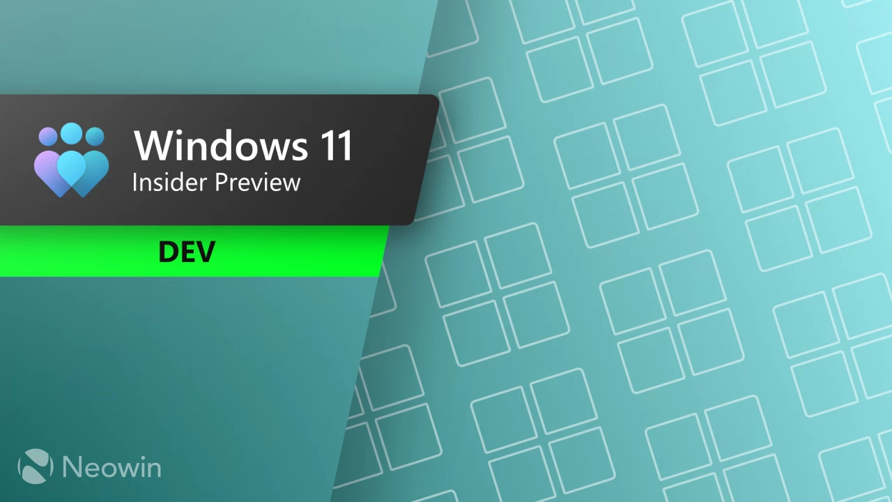 Windows 11 Dev Channel update