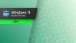 Windows 11 Dev Channel update