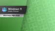 Windows 11 Release Preview Channel update