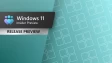 Windows 11 Release Preview Channel update