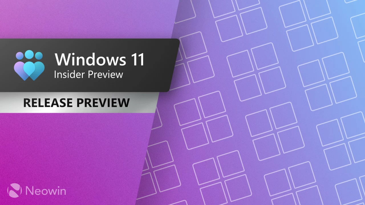 Windows 11 Release Preview Channel update