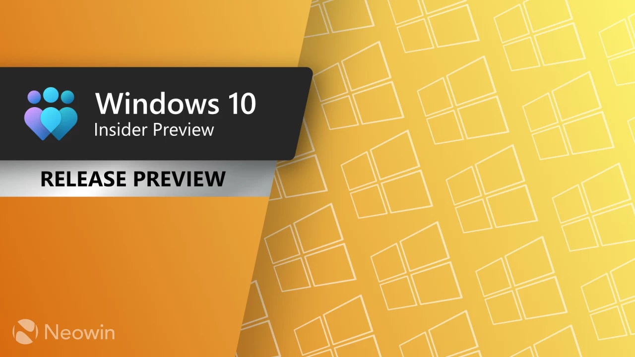 Windows 10 Release Preview update