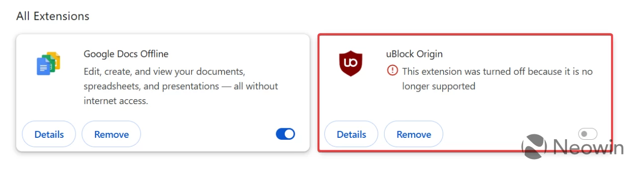 How to enable uBlock Origin in Chrome