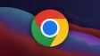 Google Chrome logo with a macOS Big Sur Background