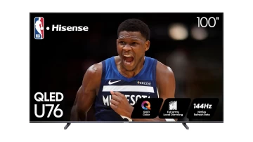 A 100-inch Hisense TV