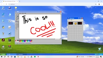 Windows XP running in a browser
