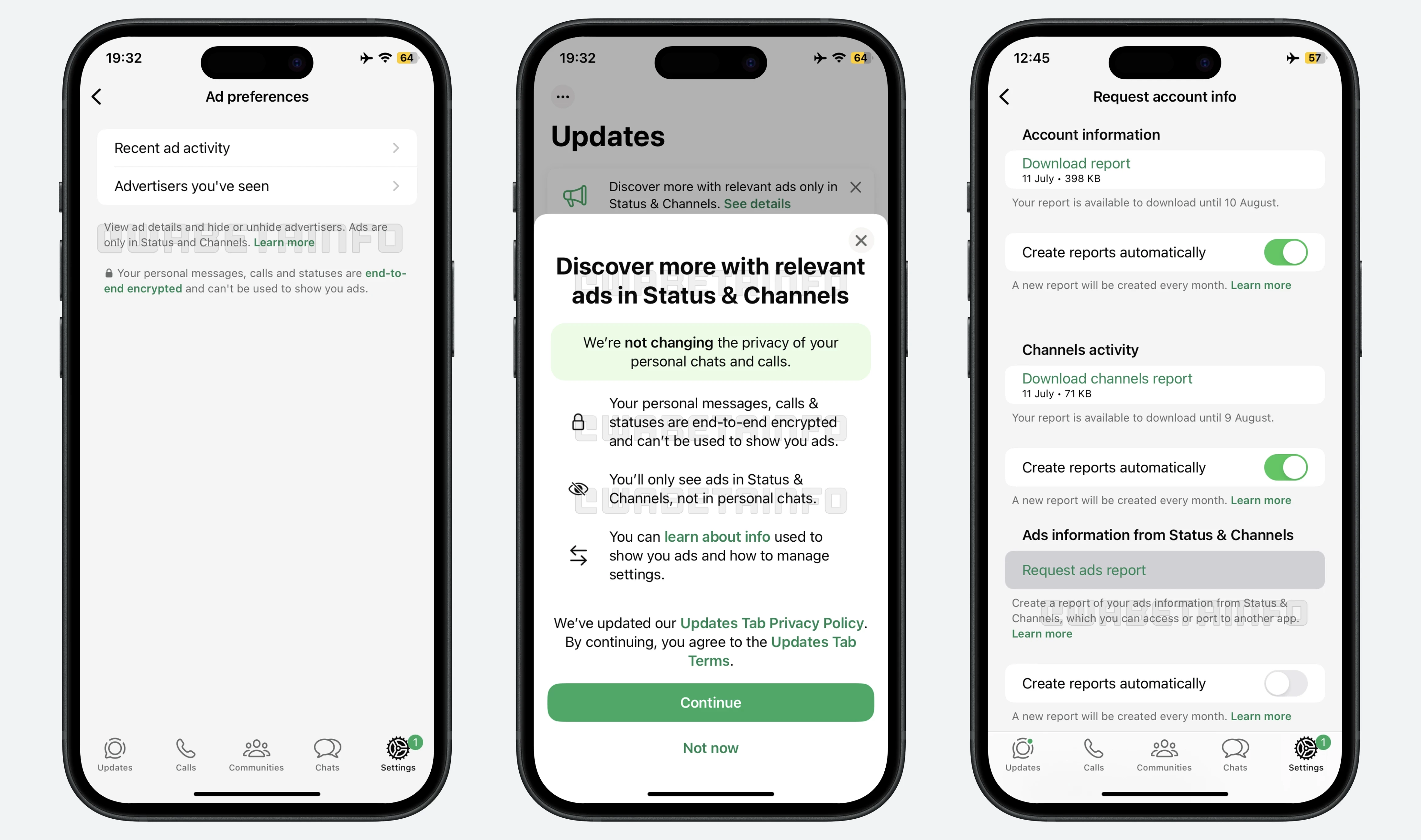Status Ads and Promoted Channels in WhatsApp
