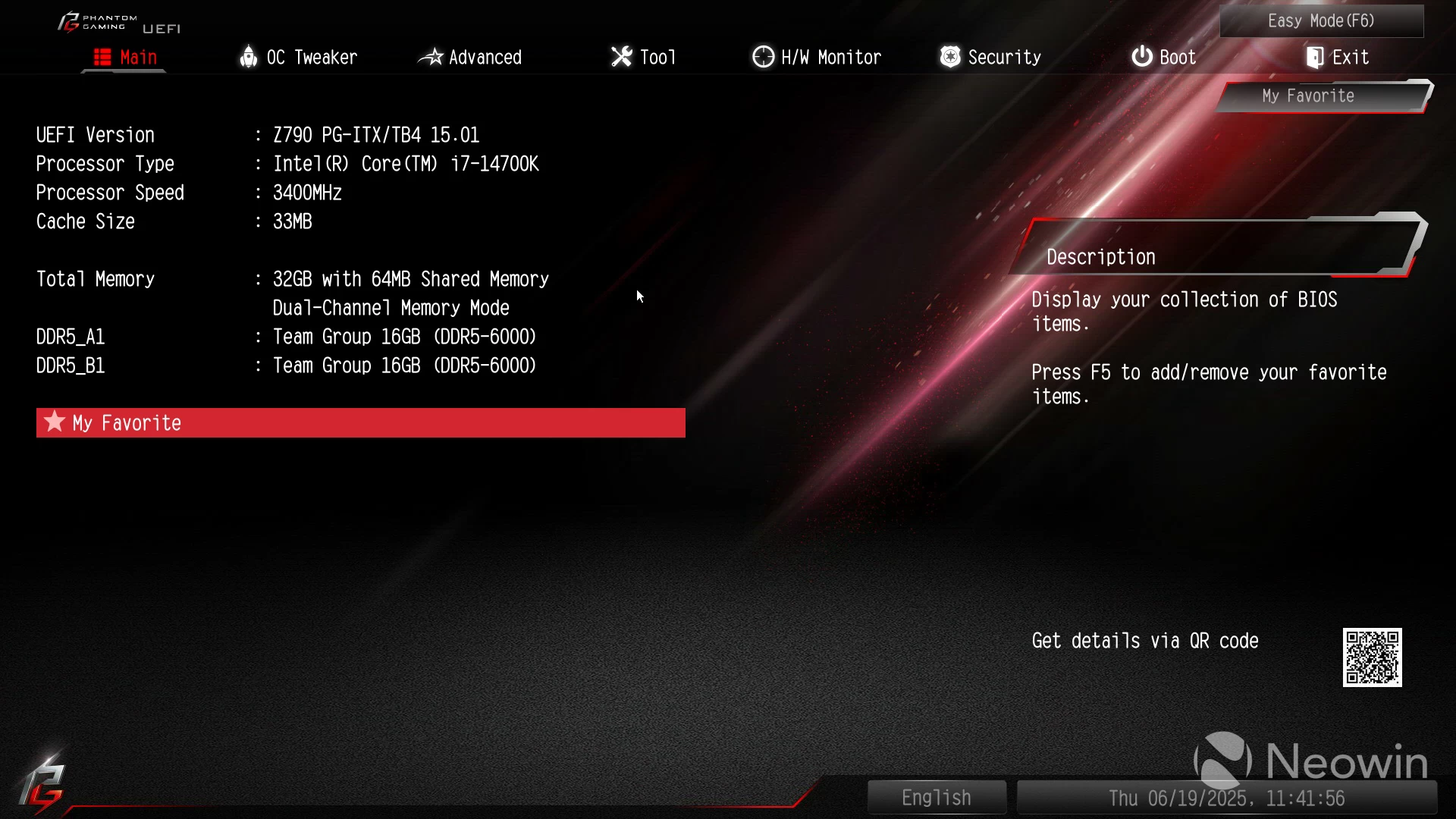t-force xtreem ddr5 6000 memory