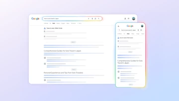 Google Search Web Guide AI-organized results