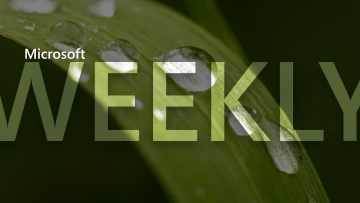 A Microsoft Weekly banner