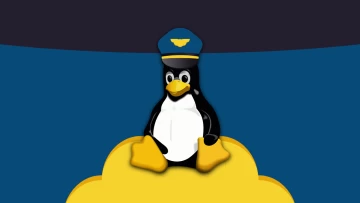 Linux Tux with Kapitano logo as a hat