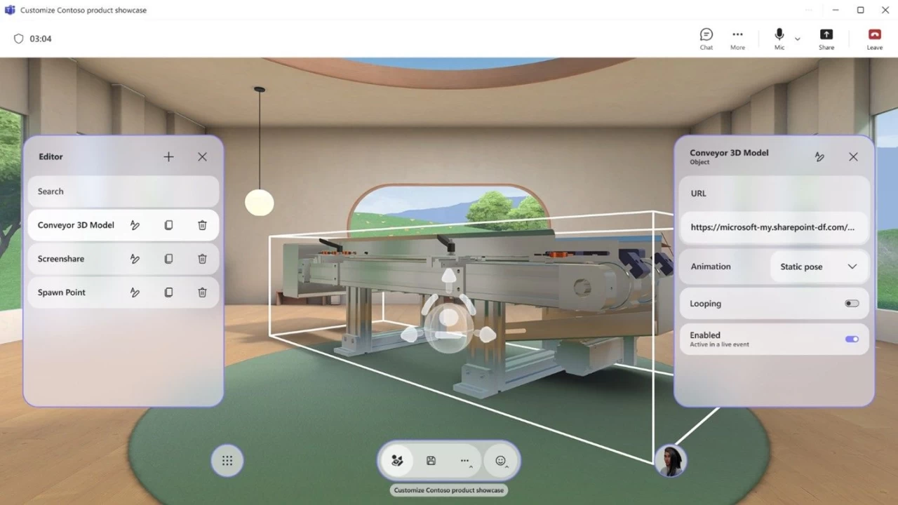 The Teams Immersive experience