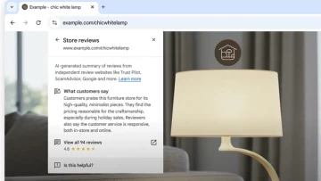 Google AI reviews