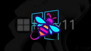 The Flyby11 text in a darkened background with a Flyoobe logo superimposed on top